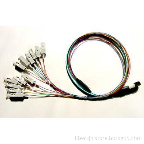 FTTX SC Fan Out Fiber Optic Patch Cord OM1 OM3 OS2 With Hig